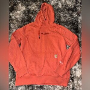 Carhartt Men's Rust Hoodie Sweater